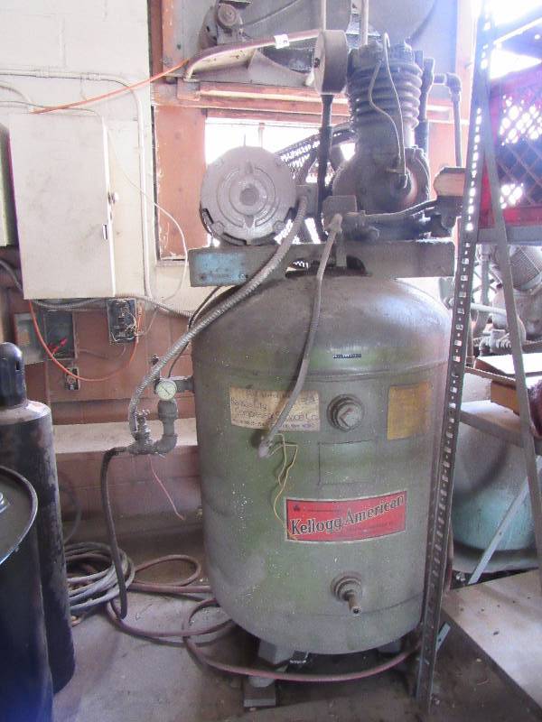 lot 4634 image: Kellogg American 1 Ph Compressor