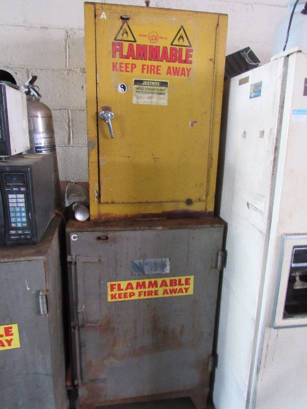 lot 4642 image: Pair of Stacked Fire Cabinets