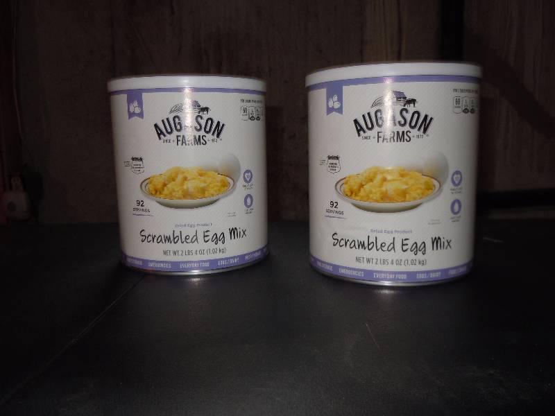 lot 694 image: Pair of Augson 25yr Prepper Food Cans