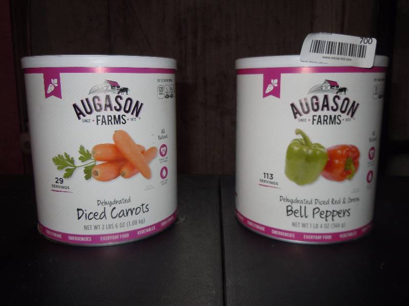 lot 700 image: Pair of Augson 25yr Prepper Food Cans