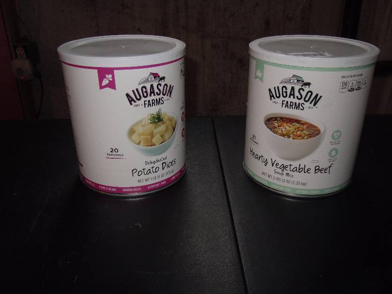 lot 702 image: Pair of Augson 25yr Prepper Food Cans