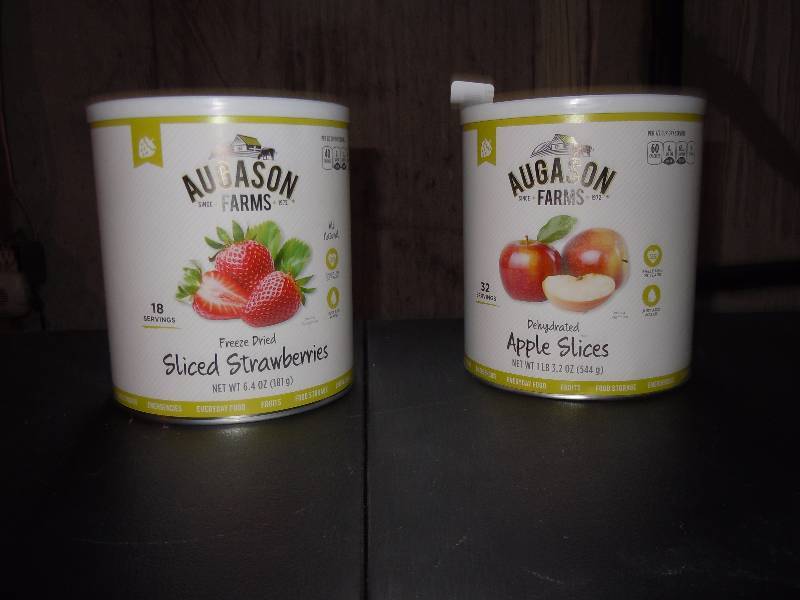 lot 703 image: Pair of Augson 25yr Prepper Food Cans