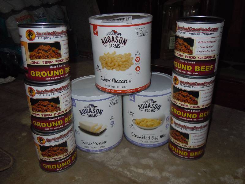 lot 708 image: Large Lot of Prepper Food