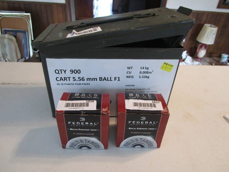 lot 504 image: Ammo Can and Ammo
