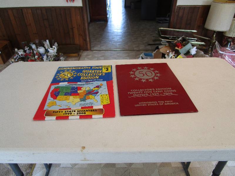 lot 767 image: Commemorative State Quarter Collectors Edition Set Appears to be Complete