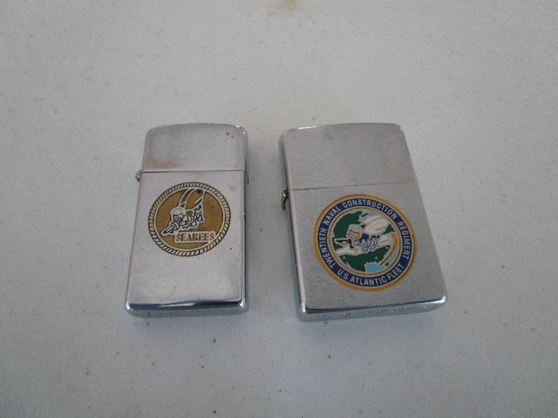 lot 758 image: Pair of Military Lighters