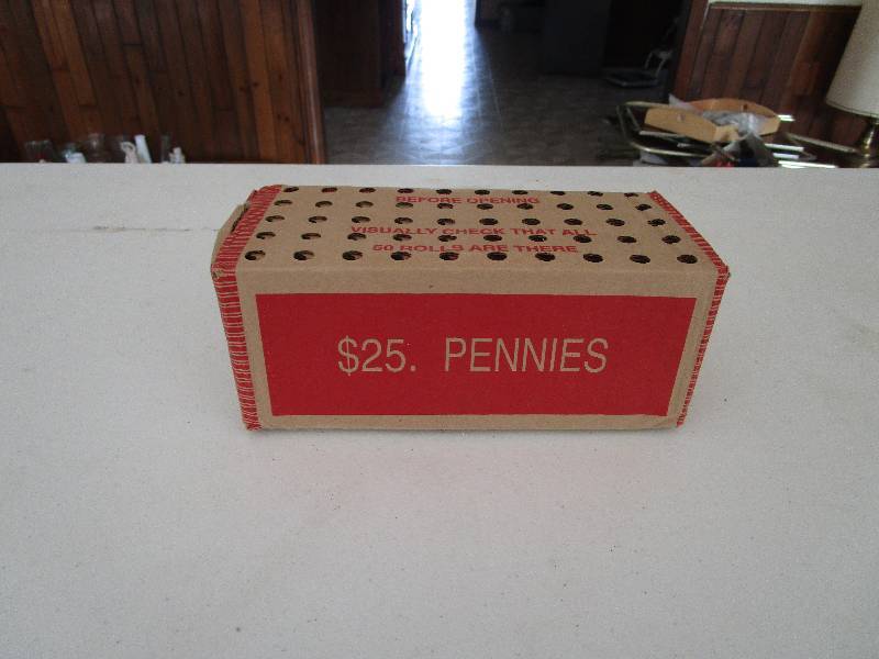 lot 625 image: 2009 D Penny Rail Splitter Box $25