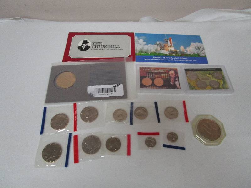 lot 669 image: Random Mint Coins Lot