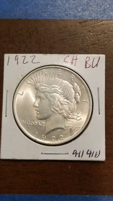 lot 74 image: 1922 Morgan Silver Dollar