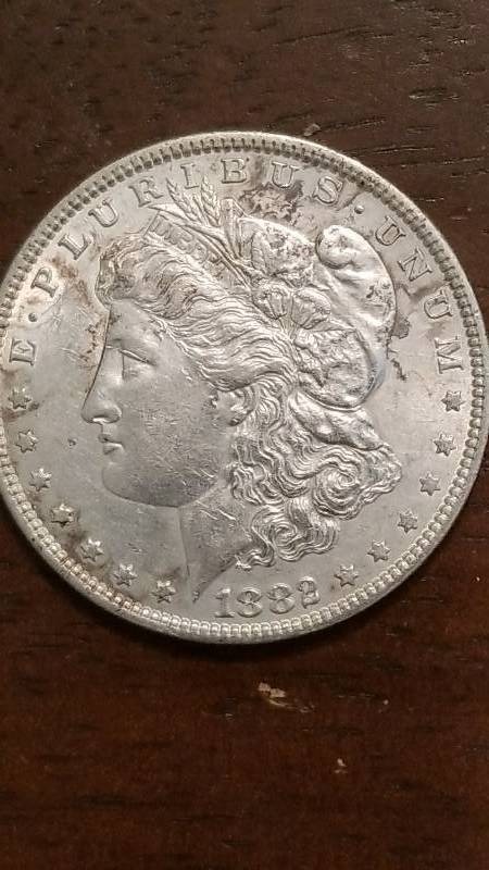 lot 538 image: 1882 Morgan Silver Dollar