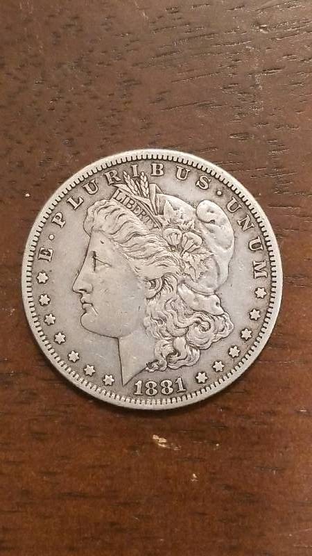 lot 712 image: 1881 Morgan Silver Dollar