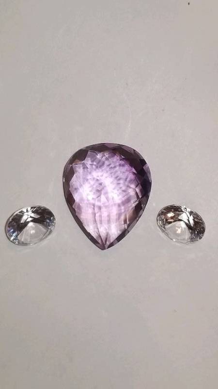 lot 617 image: Loose Lot of All Natural Faceted Precious Gemstone