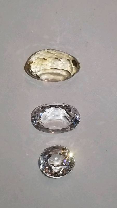 lot 619 image: Loose Lot of All Natural Faceted Precious Gemstone