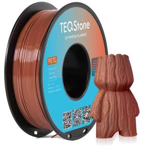 TEQStone PETG Filament 1.75mm Silver 1KG Spool, Consistent Diameter  +/-0.02mm 3D Printer Filament Vacuum Packaging, Wholesale KC (Monday)  ***PLEASE READ LOT #1 FOR PICKUP INFO***