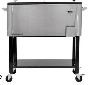 lot 33010 image: Permasteel 80-Quart Patio Cooler (Retail $269.99)