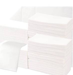 lot 33042 image: Five packets of 200 ct Linen-Feel Guest Towels Cloth-Like Hand Towels Disposable Bathroom Napkins Thicken Guest Towel Soft, Absorbent 8 x 17 for Wedding Reception or Dinner Party (Retail Approx. (Retail $134.95)