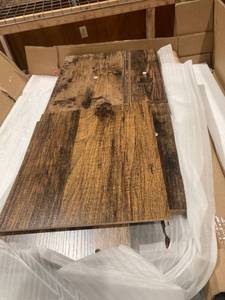 lot 33066 image: Night Stand Brown with One Drawer and One Cabinet 16 Pieces