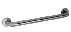 lot 33086 image: 18 Grab Bar 150SX18 diameter 1-12, snap flange (Retail $17.60)
