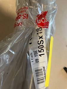 lot 33090 image: 18 Grab Bar 150SX18 diameter 1-12, snap flange (Retail $17.60)