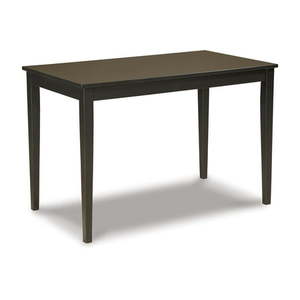 lot 1855 image: Signature Design by Ashley Kimonte Rectangular Dining Room Table Black