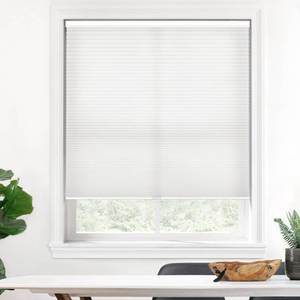 lot 1872 image: LazBlinds Cordless Cellular Shades, Light Filtering 1.5 inch Honeycomb Shades Pleated Blinds for Window Size 19 W x 36 H, White