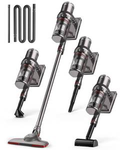 lot 1901 image: MOYSOUL Cordless Vacuum Cleaner - 9 in 1 Stick Vacuum with 30000pa Powerful Suction & 600W Brushless Motor for Pet Hair Carpet and Floor.