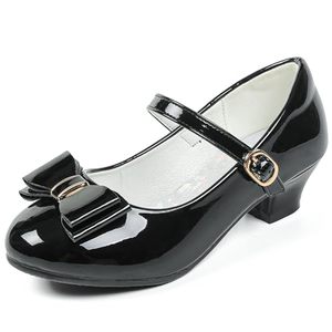 lot 4089 image: Motasha Flower Girl Shoes Black Girls Dress Shoes Mary Jane Princess Shoes Girls High Heel Girls Sparkly Girls Flat for Toddler Little Big Kid School Birthday Party Wedding (7702 Black 10)