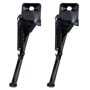 lot 4100 image: Tsnamay 2Pcs Black Bike Kickstand,Child Bicycle Kickstand Single-Side Stand Folding Bicycle Stand Support Rear Mount for 14 Inch Kids Bike