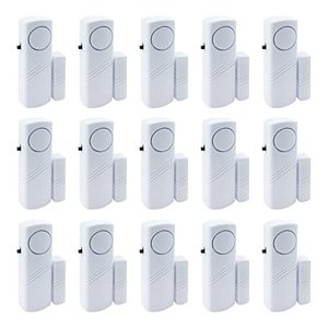 lot 1986 image: Door Window Alarm, 90DB Door Alarms for Kids Safety, Wireless Sensor Door Window Burglar Alarm-Window Pool Alarms for Home (15 Pack)