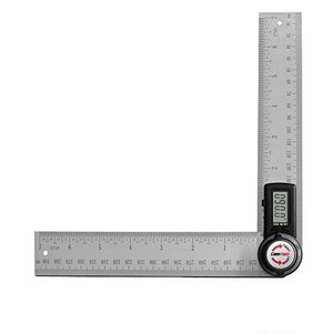lot 1995 image: GemRed 82305 Digital Angle Finder GemRed Protractor Stainless steel 7inch 200mm (Black Button)
