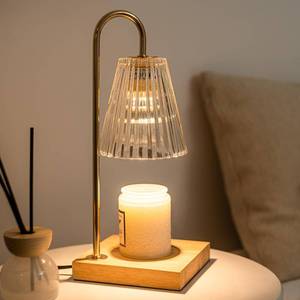 lot 1998 image: Marycele Candle Lamp Warmer, Electric Lamp for Scented Wax and Jars - Dimmable Bedroom Home Decor Gift for Mom With 2 Bulbs