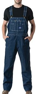 lot 4019 image: Walls mens Big Smith Rigid Bib overalls and coveralls workwear apparel, Rigid, 42W x 30L US