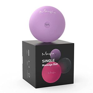 lot 4033 image: Maxgia 3 Single Massage Ball, 5 Speeds Vibrating Massage Ball Roller for Trigger Point Therapy, Deep Tissue Massager for Back, Neck, Foot, Myofascial Release, Pain Relief, Muscle Recovery,Purple