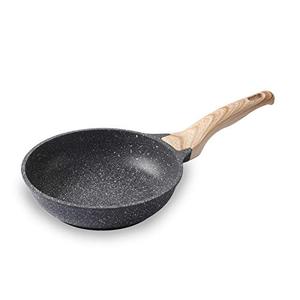 lot 4041 image: Motase 8 Inch Nonstick Skillet Frying Pan Egg Pan Omelet Pan, Nonstick Cookware Granite Coating, 100% PFOA free Cookware Pan, Healthy Nonstick Stone Frying Chefs Pan Skillet