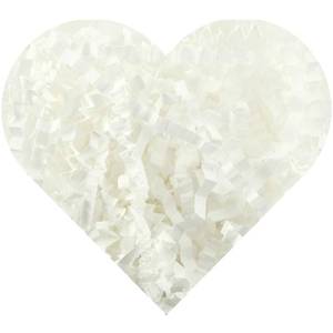 lot 4049 image: YHXKJ Crinkle Paper for Gift Box (12 LB) Crinkle Cut Paper Shred Filler,Shredded Paper Filler Packing Gift Wrap Easter Basket Grass Filler-White