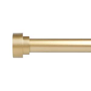 lot 4053 image: Gold Curtain Rods 28 to 48 Inch(2.3-4ft),1 Inch Diameter Heavy Duty Adjustable Modern Decorative Telescoping Window Drapery Rods, 18-45,Brass Gold