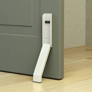 lot 4232 image: Aglaiprty Door Stopper, Door Holder, No Drilling Door Stoppers, Easy Pedal Kick Down Door Stop(White x 1 Pack)