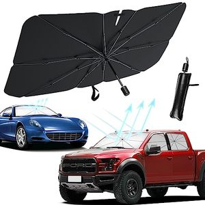 lot 4237 image: RuiGE Car Windshield Sun Shade Umbrella,Foldable Car Sun Shade Windshield,Keep Vehicle Cool,Fit Sedan SUV Pickup Truck Most Vehicles Car Window Shades Front Windshield Sun Shade for car Windshield