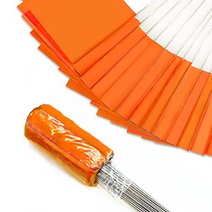 lot 4112 image: Zozen 100Pack Marking Flags, Orange Marker Flags - 15x4x5 Inch, Lawn Flags, Landscape Flags, Marker Flags for Lawn, Survey Flags, Irrigation Flags, Match with for Distance Measuring Wheel.