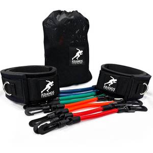 lot 4124 image: Kbands  Speed and Strength Leg Resistance Bands - Sizes for Youth, Intermediate, and Advanced Athletes