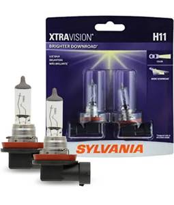 lot 4196 image: SYLVANIA - H11 XtraVision - High Performance Halogen Headlight Bulb, High Beam, Low Beam and Fog Replacement Bulb (Contains 2 Bulbs)