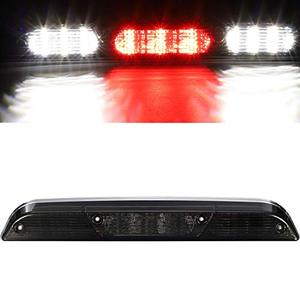 lot 4245 image: Partsam High Mount Stop Light Led Third 3rd Brake Light Replacement for F150 2015-up17-up F250 F350 F450 F55019-up Ranger Rear Cab Roof Center Mount Brake Stop Tail Light Cargo Lamp (Chrome Smoke)