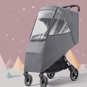 lot 4282 image: Baby Stroller Cold Weather Shield Winter Universal Windproof Stroller Rain Cover Protection Travel Strollers Cover Raincoat Pushchairs Accessories Baby Travel Weather Shield for Outdoor