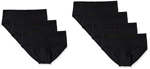 lot 4329 image: Amazon Essentials Mens Cotton Jersey Brief (Available in Big & Tall), Pack of 7, Black, Medium