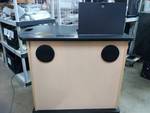 Rolling Projector Cart with Speaker-WORKS