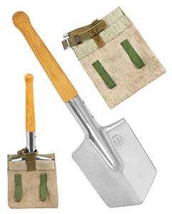 lot 3901 image: Shovel 1984 Special Forces Shovel Includes Sheath Shovel Stainless Steel with Pouch