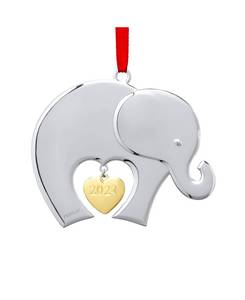 lot 3950 image: Nambe Babys First Ornament 2023