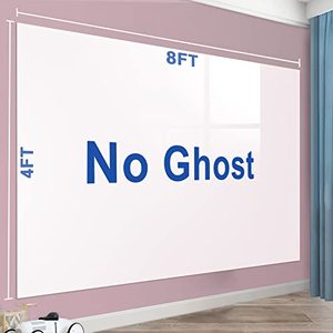 lot 1370 image: Nortix White Board Sticker, White Board Roll, Stick on Wall, Dry Erase Contact Paper Stain-Proof Wall Decal, 1 Piece (4x8ft)