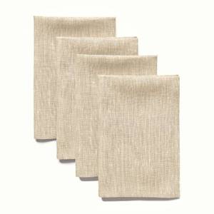 lot 2780 image: Solino Home Champagne Beige Linen Cloth Napkins 20 x 20 Inch Dinner Napkins Set of 4 100% Pure Linen Napkins Washable Fabric Napkins for Spring, Easter Athena