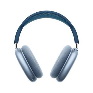 lot 2782 image: Apple AirPods Max Wireless Over-Ear Headphones, Active Noise Cancelling, Transparency Mode, Personalized Spatial Audio, Dolby Atmos, Bluetooth Headphones for iPhone Sky Blue